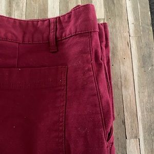 JOE FRESH Culottes in Deep Red